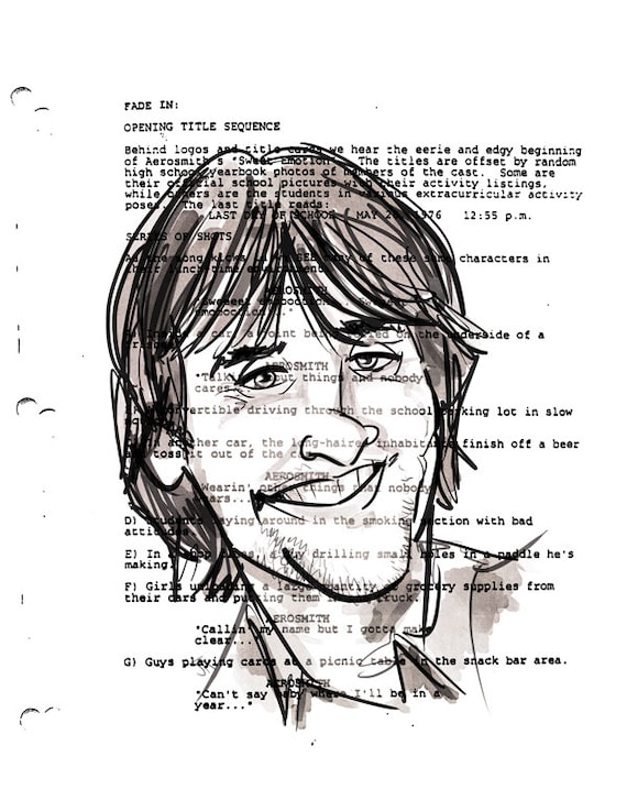 RIchard Linklater Screenplay Portrait (Dazed and Confused)