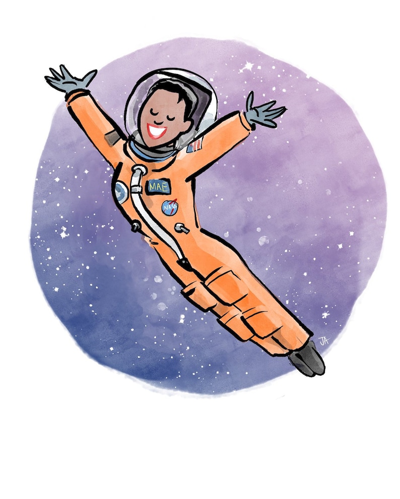Mae Jemison Print Etsy