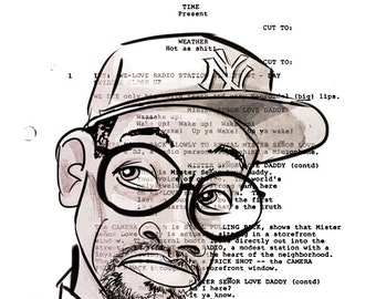 Spike Lee Screenplay Portrait (Do the Right Thing)
