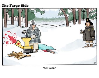 The Fargo Side - Coen Bros Movie Illustrations