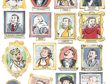 Mel Brooks Portrait "A Multitude of Mels"