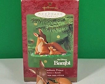 2000 Hallmark Disney Bambi The Newborn Prince Keepsake Ornament Disney