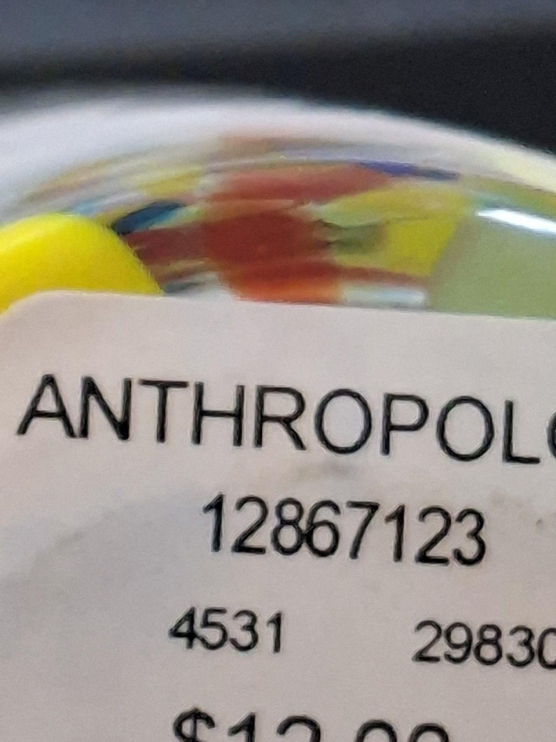 Retired ANTHROPOLOGIE #12967123 Artisan Fiesta Blown Glass Set Of 8 image 13