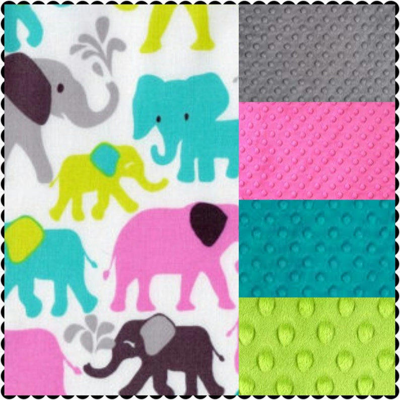 Cat Canopy Elephant Baby Minky Infant Cover Car Image 0