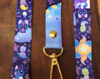 Cosmic Kitten Lanyard