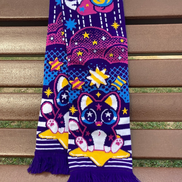 Foulard de chaton cosmique