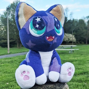 Aurora the Cosmic Kitten Plush image 1