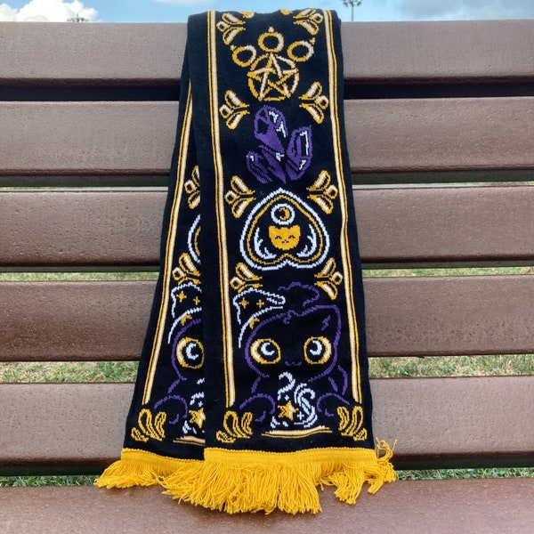 Nyx the Witchy Cat Scarf