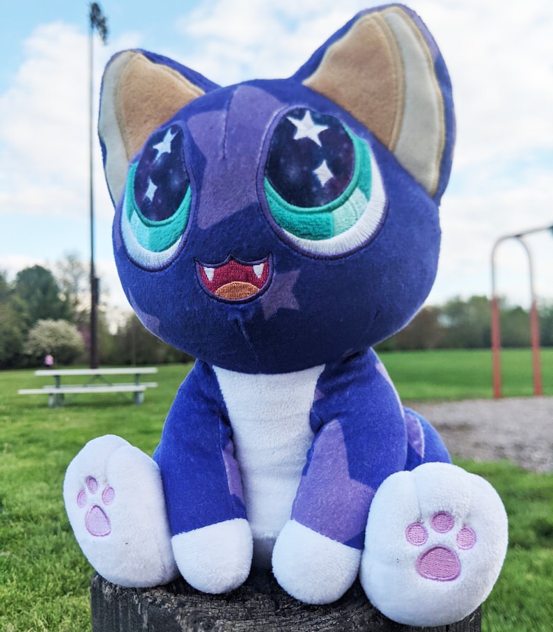 Aurora the Cosmic Kitten Plush image 2