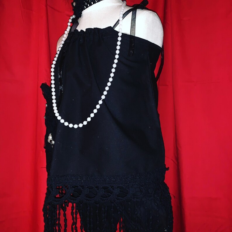Girls Shabby Dress Black Flapper Dress Great Gatsby Toddler Rustic Dress Shabby Baby Set Flapper Dress Little Black Dress