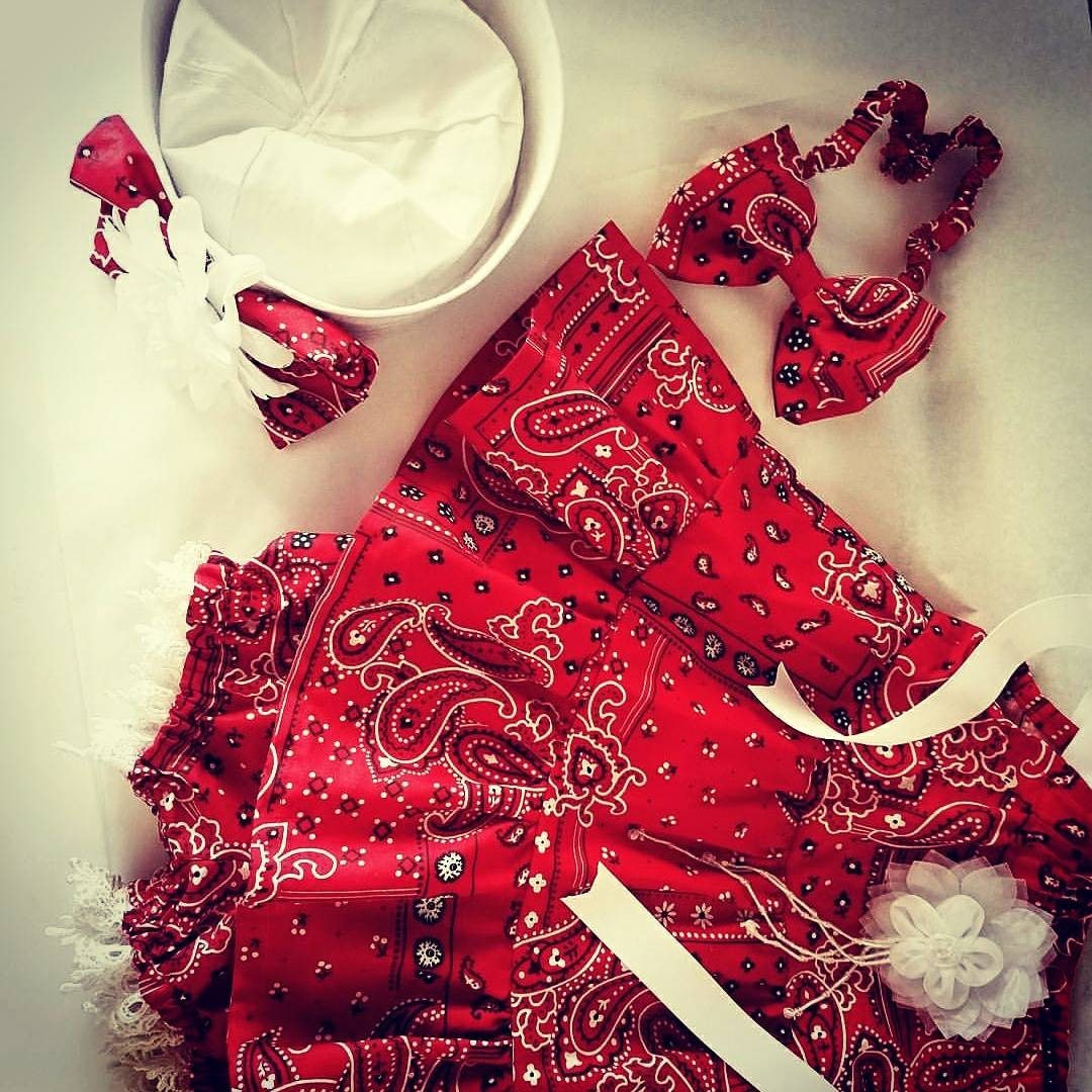 rustic baby dress