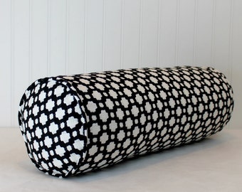 ONE Schumacher Betwixt Bolster Pillow with Double Welt and Insert