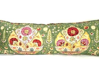 Manuel Canovas Darya Prairie Pillow Cover, Lumbar, Bolster Pillow