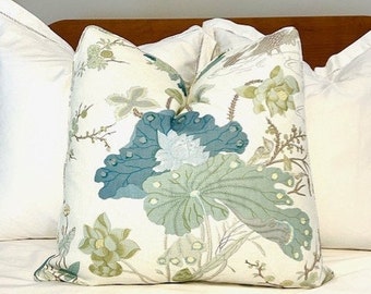 One or Both Sides - ONE Lee Jofa Luzon Jade Pillow Cover