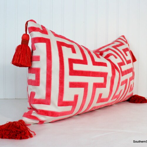 Thibaut Ming Trail Pillow Cover Chinoiserie Pillow Cover Etsy