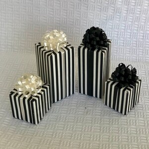 Tall or Short Single Stripe Black Tie Gift