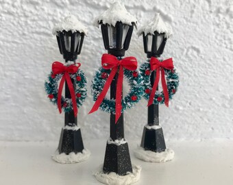diy miniature lamp post