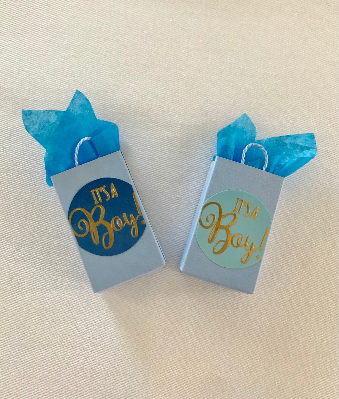 It's A Boy Miniature Gift Bag Etsy