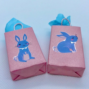 Bunny Gift Bag in Pink