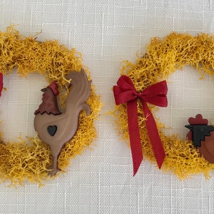 Country Chicken Wreath