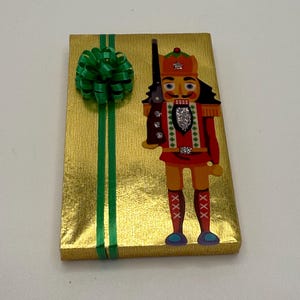 Large Nutcracker Package Green Bow
