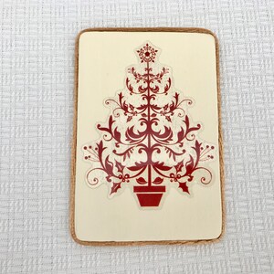 Miniature Wall Art "Red Tree"