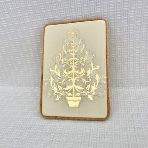 Miniature Wall Art "Gold Tree"