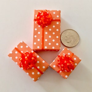 White Pocidots on Orange