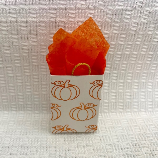 Pumpkin Miniature Gift Bag