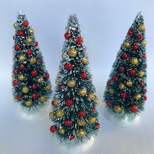 Decorated 4” Christmas Tree
