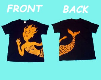 Mermaid wrap around T-shirt