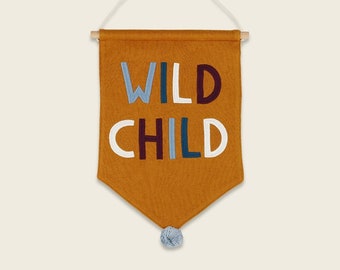 Wandbehang “Wild Child” (22cm x 32cm)