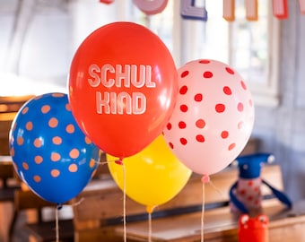 Ballons Schulkind aus 100% Naturlatex (Design 2020)