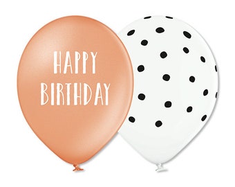 Ballons Zirkusmädchen / Happy Birthday aus 100% Naturlatex (Design 2020)