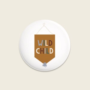 Button Wild Child, nougat