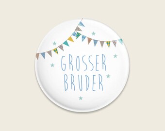 Geschwister-Button "Grosser Bruder"