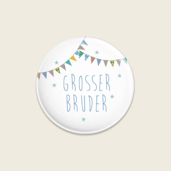 Geschwister-Button "Grosser Bruder"