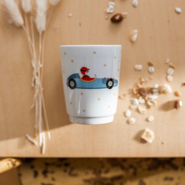 Mug en Porcelaine Voiture de Course