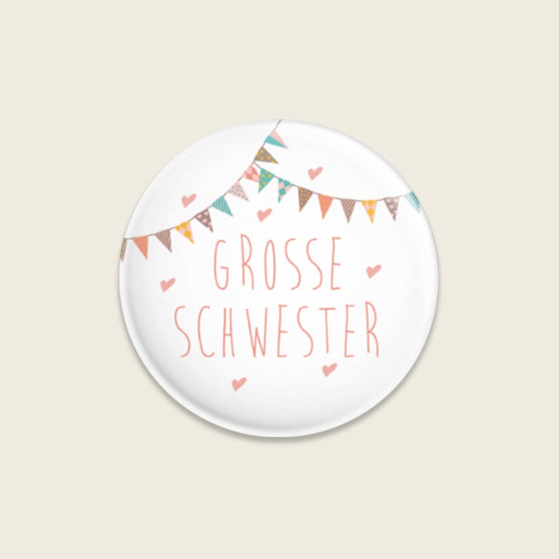 Geschwister-Button Grosse Schwester image 1