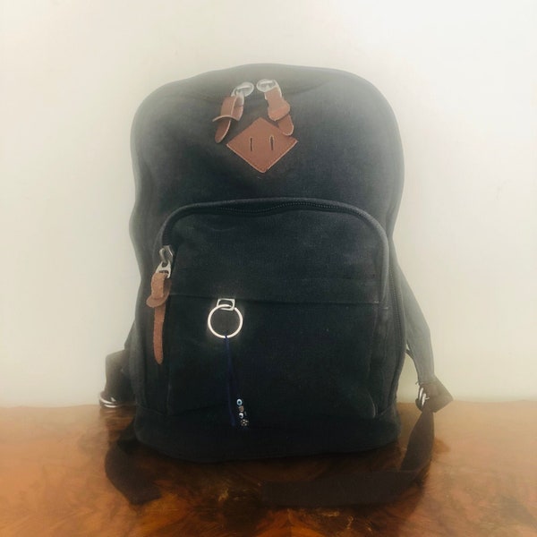 Canvas Backpack Made in Usa Etsy