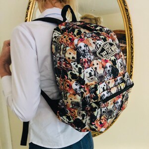 Vans dog backpack deals