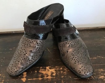 Brighton Leather Shoes, Women's, 8.5M, Brown,Brown, Slip On