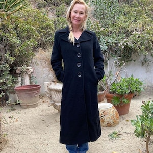 Michael kors black wool coat gold zipper hot sale