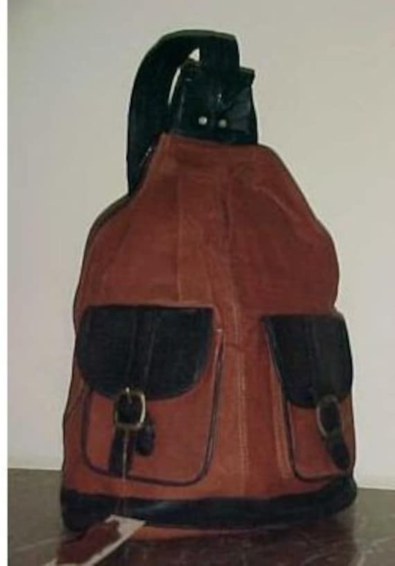 Backpack bag, Large, Leather backpack Hobo satchel