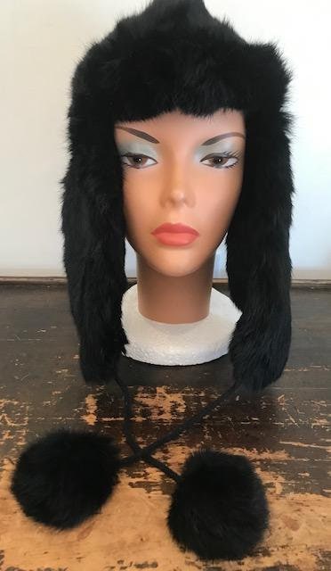 Mad Bomber Fur Hat Quilted With Ear 