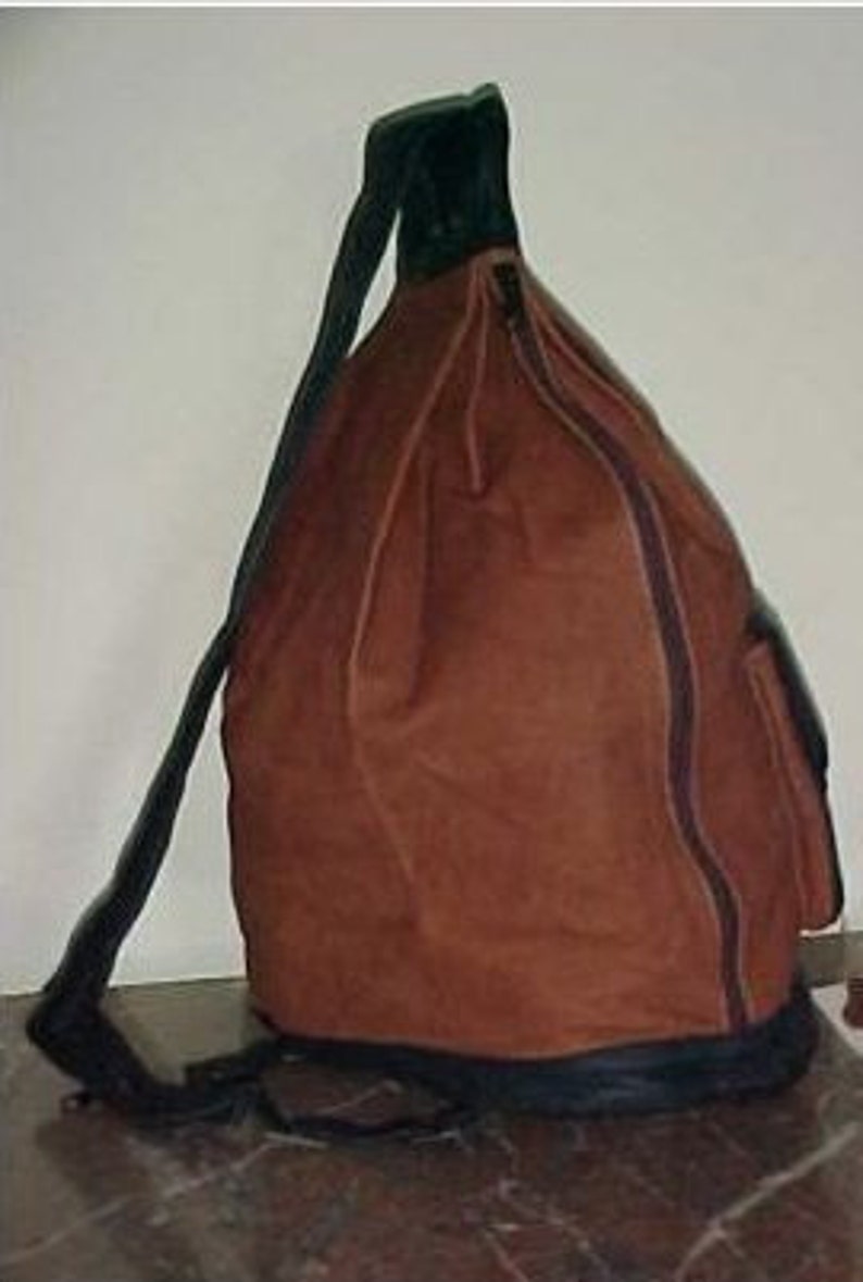 Backpack bag, Large, Leather backpack Hobo satchel, purses bags, 18x14x7 Brown, Black,back pack image 4