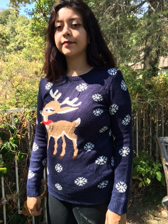 Ugly Christmas sweater, Christmas knit sweater, Ru