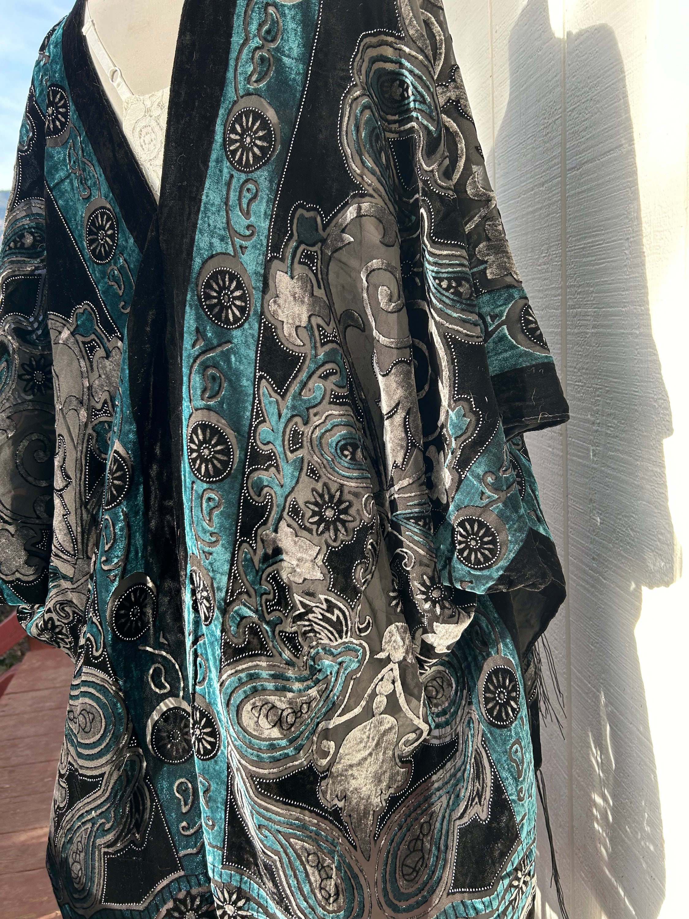 sheer velvet top