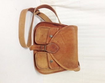 Cross Body Purse, brown leather cross body, saddle bag purse, shoulder bag