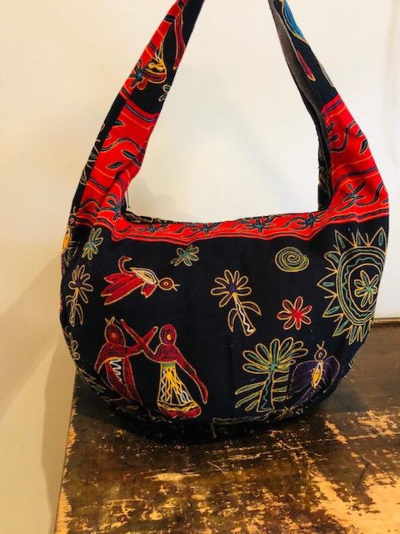 Large Cotton Hobo Bagshoulder Bagpurseboho Etsy